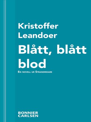 cover image of Blått, blått blod